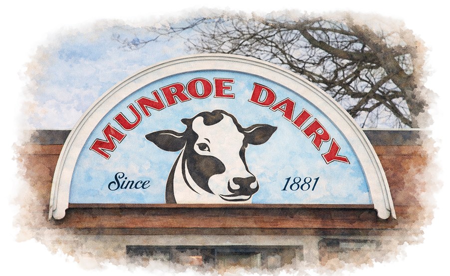 Munroe Dairy vintage photo